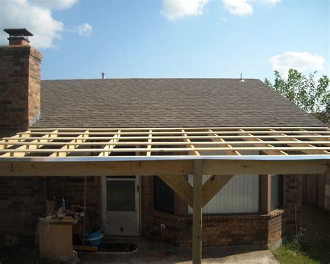 wood framing for metal roofing